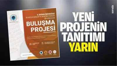 Yeni projenin tanıtımı yarın