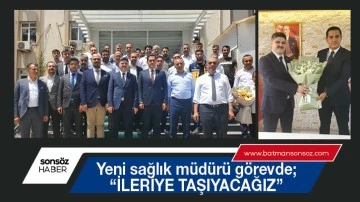 Yeni sağlık m&uuml;d&uuml;r&uuml; g&ouml;revde
