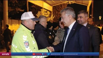 Yeni yıla g&ouml;rev başında giren personeli ziyaret etti