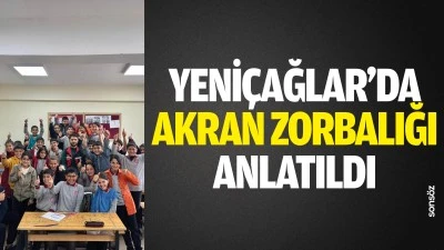 Yeni&ccedil;ağlar&rsquo;da akran zorbalığı anlatıldı