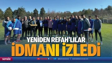 Yeniden Refah&rsquo;lılar, idmanı izledi