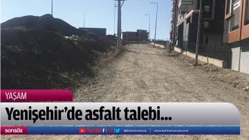 Yenişehir’de asfalt talebi...