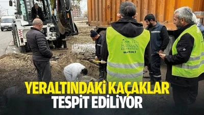 Yeraltındaki ka&ccedil;aklar tespit ediliyor