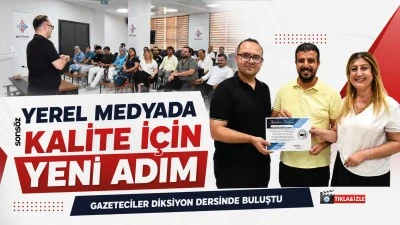 Yerel medyada kalite i&ccedil;in yeni adım: Gazeteciler diksiyon dersinde buluştu