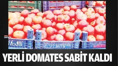 Yerli domates sabit kaldı
