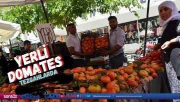 Yerli domates tezgahlarda