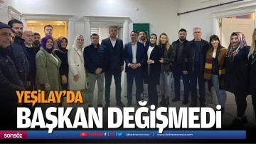 Yeşilay&rsquo;da başkan değişmedi
