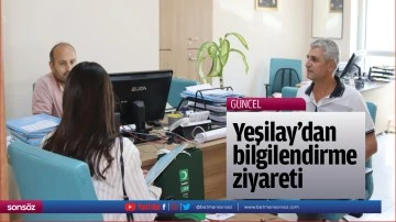 Yeşilay&rsquo;dan bilgilendirme ziyareti