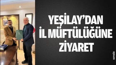 Yeşilay&rsquo;dan İl M&uuml;ft&uuml;l&uuml;ğ&uuml;ne ziyaret