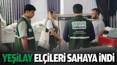 Yeşilay El&ccedil;ileri sahaya indi