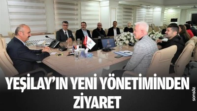 Yeşilay&rsquo;ın yeni y&ouml;netiminden ziyaret