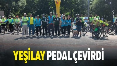 Yeşilay pedal &ccedil;evirdi