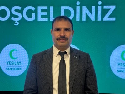 Yeşilay Şanlıurfa Şube Başkanlığa Aziz &Ccedil;ift&ccedil;i se&ccedil;ildi