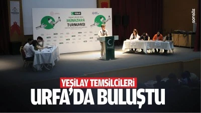 Yeşilay temsilcileri Urfa&rsquo;da buluştu