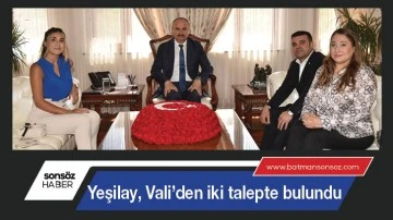 Yeşilay, Vali&rsquo;den iki talepte bulundu