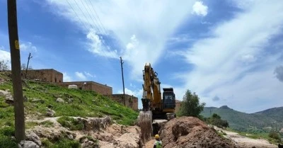 Yeşilli'de altyapı &ccedil;alışmaları tamamlandı