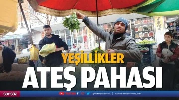Yeşillikler ateş pahası