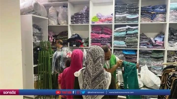 Yetim &ccedil;ocuklara kıyafet dağıtıldı