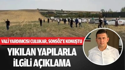 Yıkılan yapılarla ilgili a&ccedil;ıklama