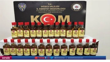 Yılbaşı denetimlerinde 36 şişe sahte alkol ele ge&ccedil;irildi