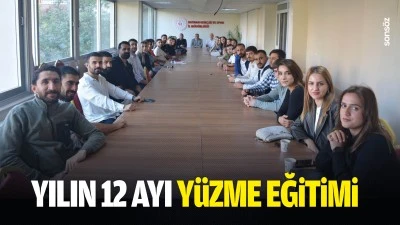 Yılın 12 ayı y&uuml;zme eğitimi&hellip;