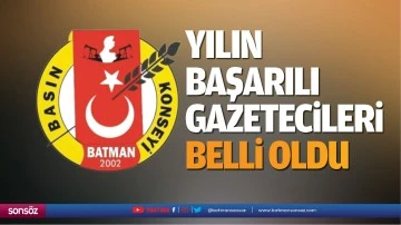 Yılın başarılı gazetecileri belli oldu