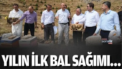 Yılın ilk bal sağımı&hellip;