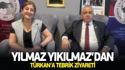 Yılmaz Yıkılmaz&rsquo;dan T&uuml;rkan&rsquo;a tebrik ziyareti