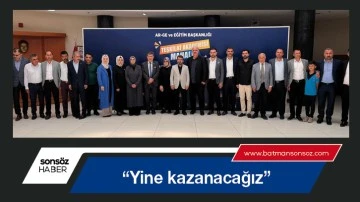 &ldquo;Yine kazanacağız&rdquo;