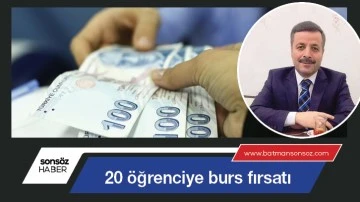Yirmi &ouml;ğrenciye burs fırsatı