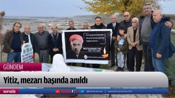 Yitiz, mezarı başında anıldı