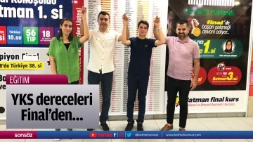 YKS dereceleri Final&rsquo;den&hellip;