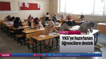 YKS'ye hazırlanan &ouml;ğrencilere destek