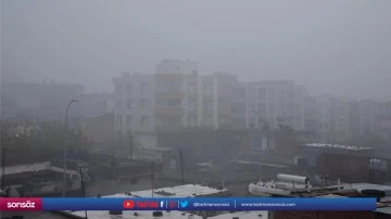 Yoğun sis etkili oldu