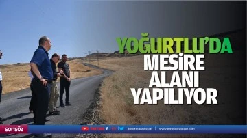 Yoğurtlu&rsquo;da mesire alanı yapılıyor