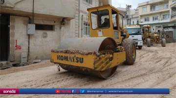 Yol &ccedil;alışmaları devam ediyor