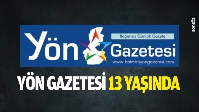 Y&ouml;n Gazetesi 13 yaşında