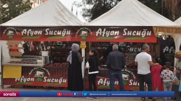 Y&ouml;resel &uuml;r&uuml;nler standı kuruldu