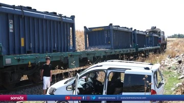 Y&uuml;k treninin hafif ticari araca &ccedil;arptı