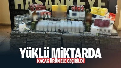 Y&uuml;kl&uuml; miktarda ka&ccedil;ak &uuml;r&uuml;n ele ge&ccedil;irildi