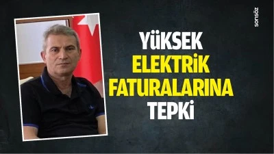 Y&uuml;ksek elektrik faturalarına tepki