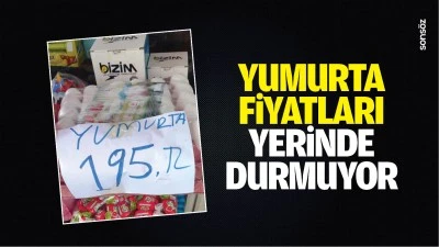 Yumurta fiyatları yerinde durmuyor