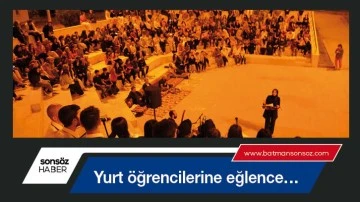 Yurt &ouml;ğrencilerine eğlence&hellip;