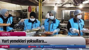 Yurt yemekleri yoksullara...