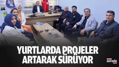 Yurtlarda projeler artarak s&uuml;r&uuml;yor