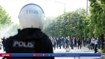 Y&uuml;r&uuml;y&uuml;ş yapmak isteyen gruba polis m&uuml;dahale etti