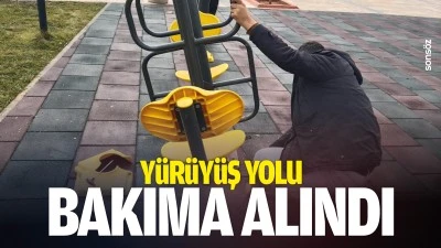 Y&uuml;r&uuml;y&uuml;ş yolu bakıma alındı