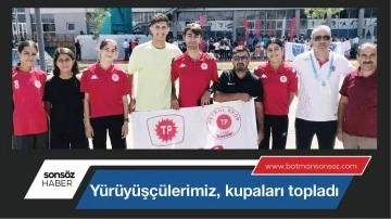 Y&uuml;r&uuml;y&uuml;ş&ccedil;&uuml;lerimiz, kupaları topladı