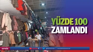 Y&uuml;zde 100 zamlandı