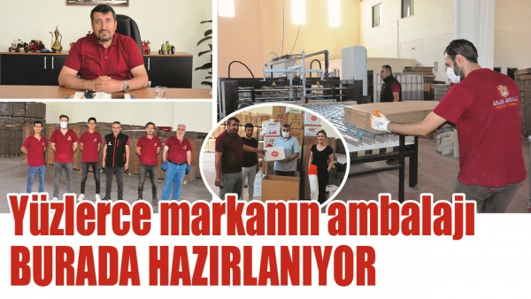 Y&Uuml;ZLERCE MARKANIN AMBALAJI BURADA HAZIRLANIYOR